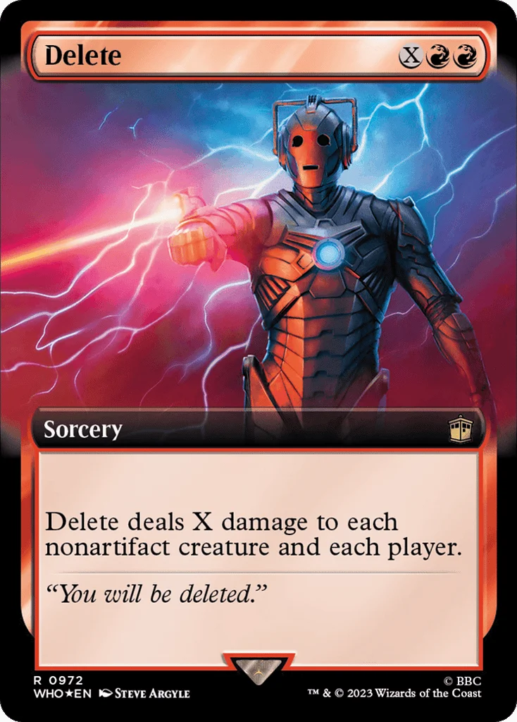 Delete · Doctor Who