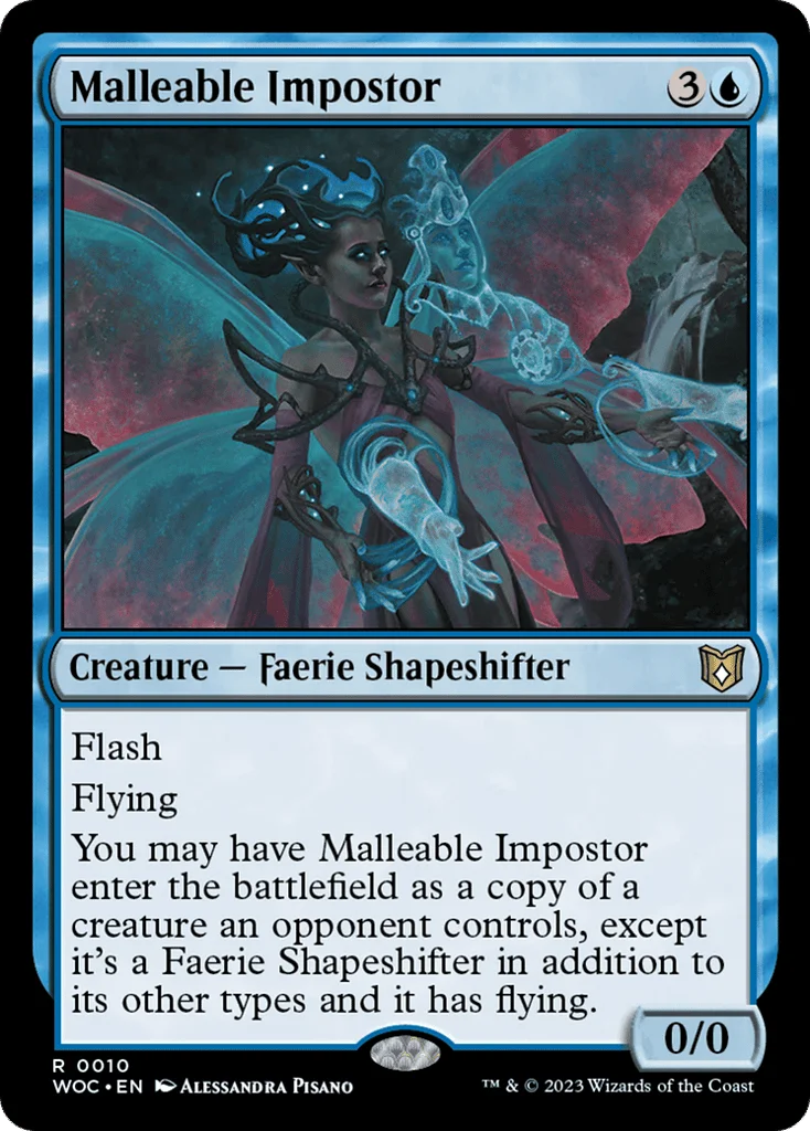 Malleable Impostor · Wilds of Eldraine Commander