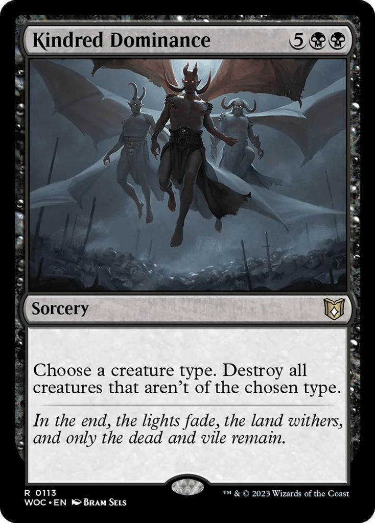 Kindred Dominance · Wilds of Eldraine Commander