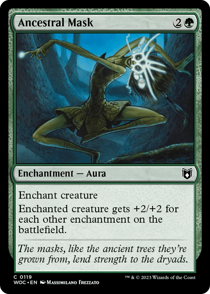Ancestral Mask · Wilds of Eldraine Commander
