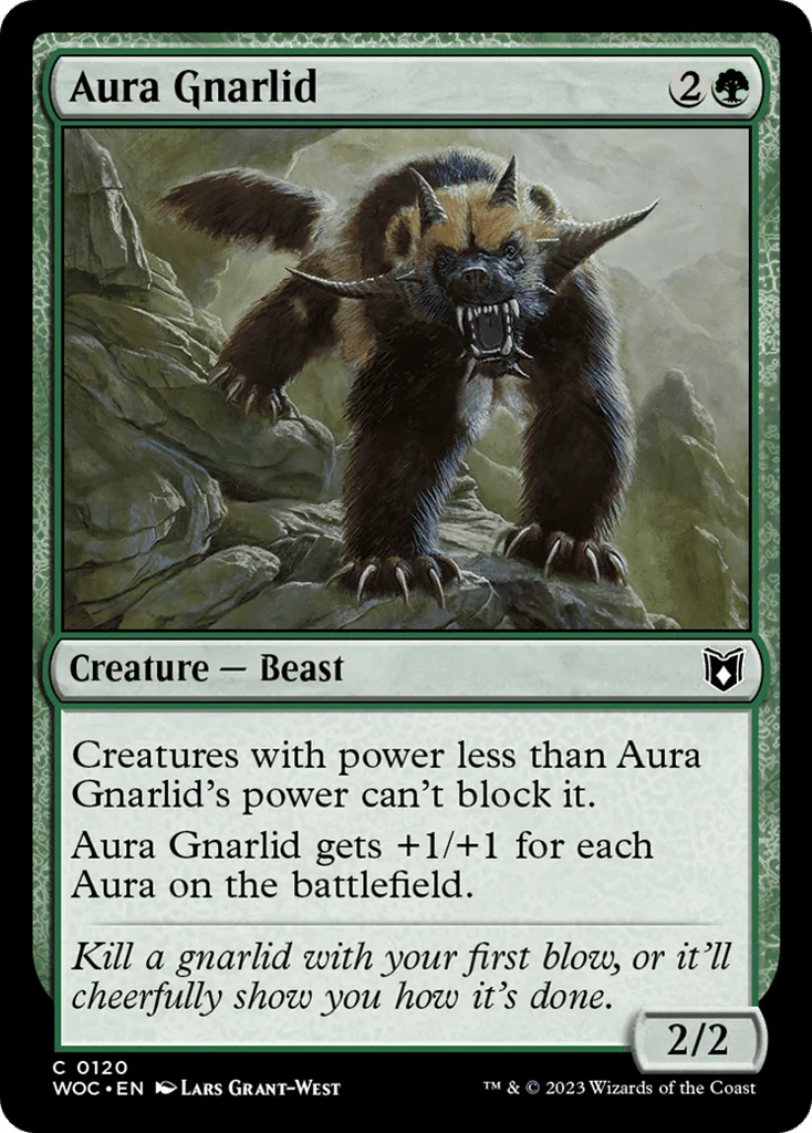 Aura Gnarlid · Wilds of Eldraine Commander