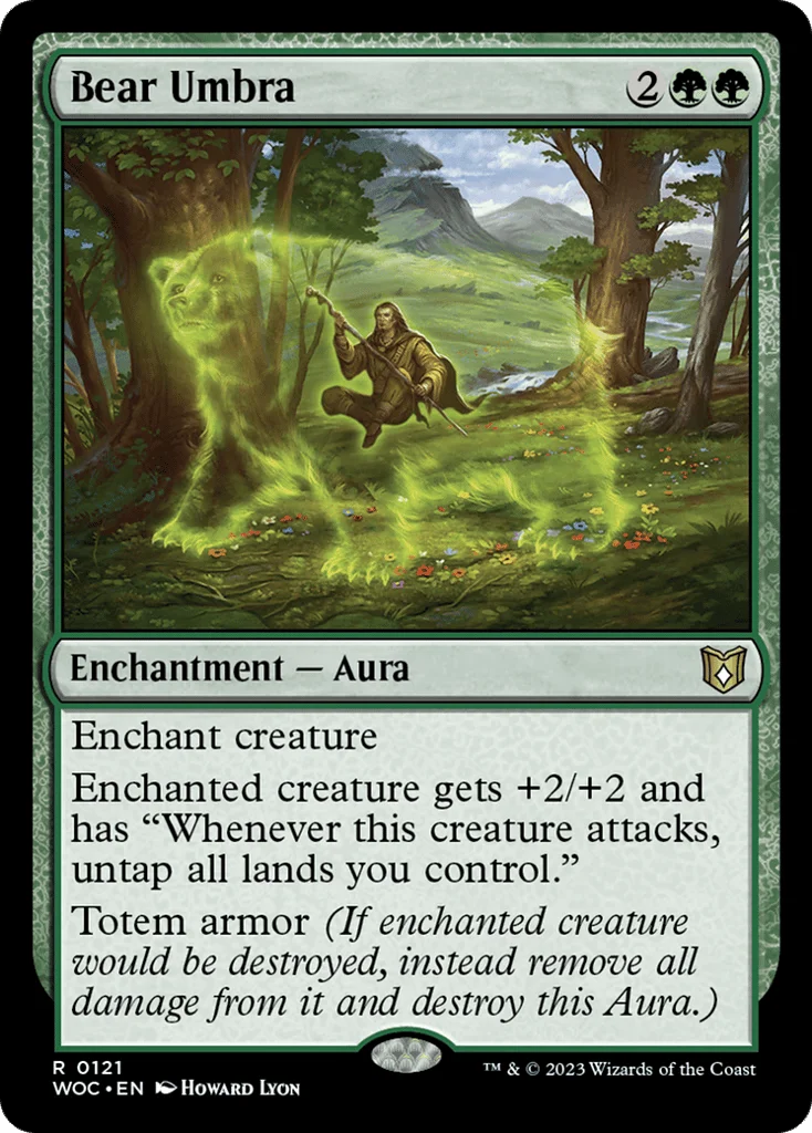 Bear Umbra · Wilds of Eldraine Commander
