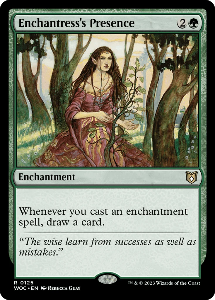 Enchantress's Presence · Wilds of Eldraine Commander