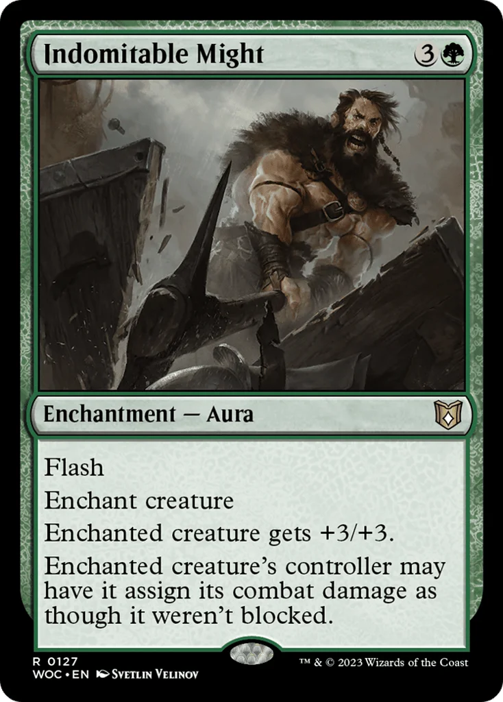 Indomitable Might · Wilds of Eldraine Commander