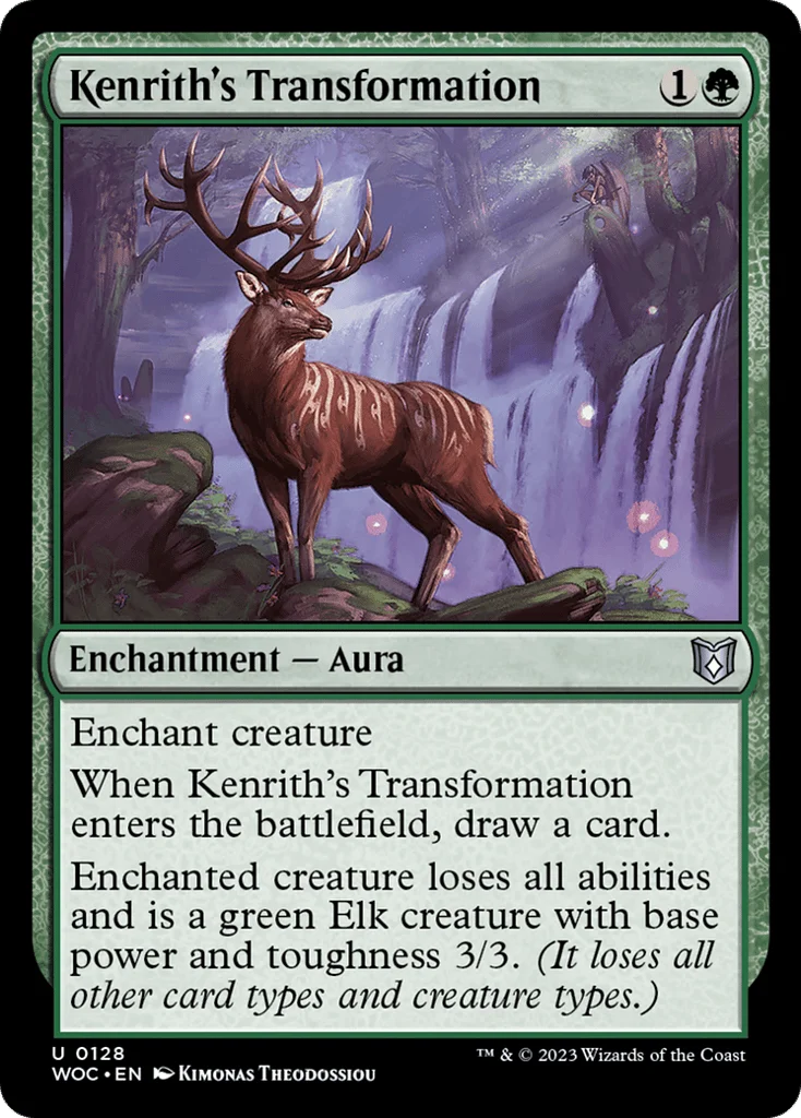 Kenrith's Transformation · Wilds of Eldraine Commander