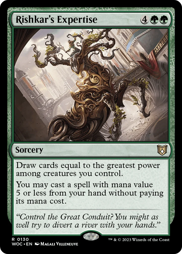 Rishkar's Expertise · Wilds of Eldraine Commander