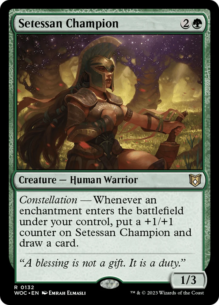 Setessan Champion · Wilds of Eldraine Commander