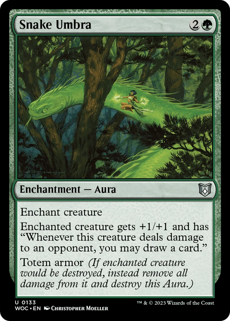 Snake Umbra · Wilds of Eldraine Commander