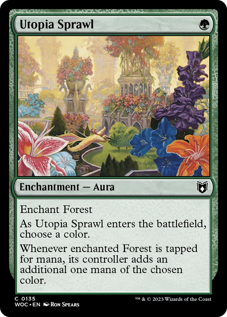 Utopia Sprawl · Wilds of Eldraine Commander