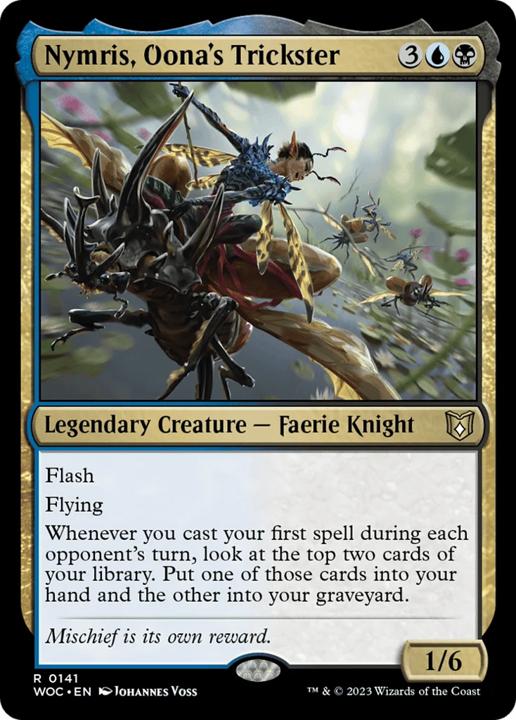 Nymris, Oona's Trickster · Wilds of Eldraine Commander