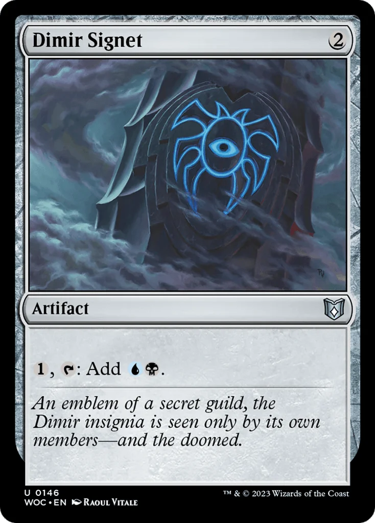 Dimir Signet · Wilds of Eldraine Commander
