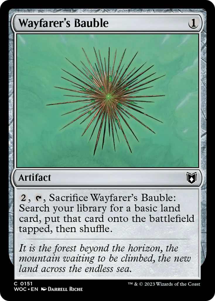 Wayfarer's Bauble · Wilds of Eldraine Commander