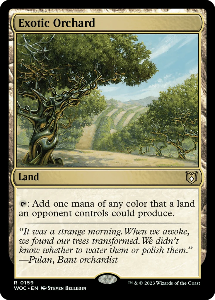 Exotic Orchard · Wilds of Eldraine Commander