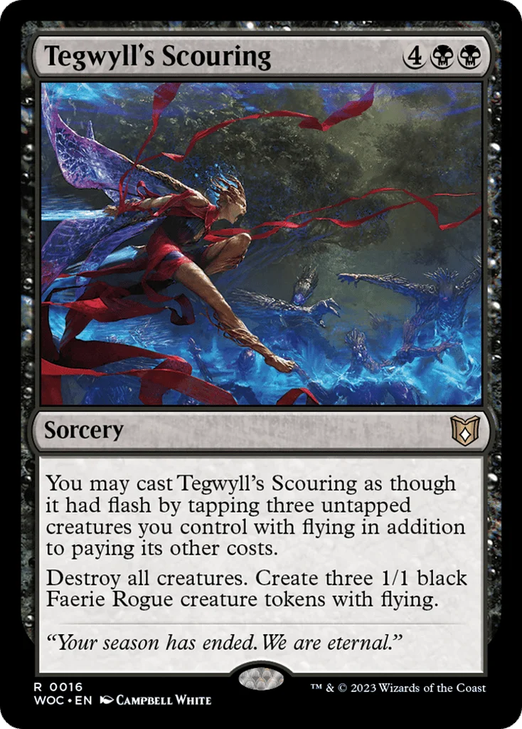 Tegwyll's Scouring · Wilds of Eldraine Commander