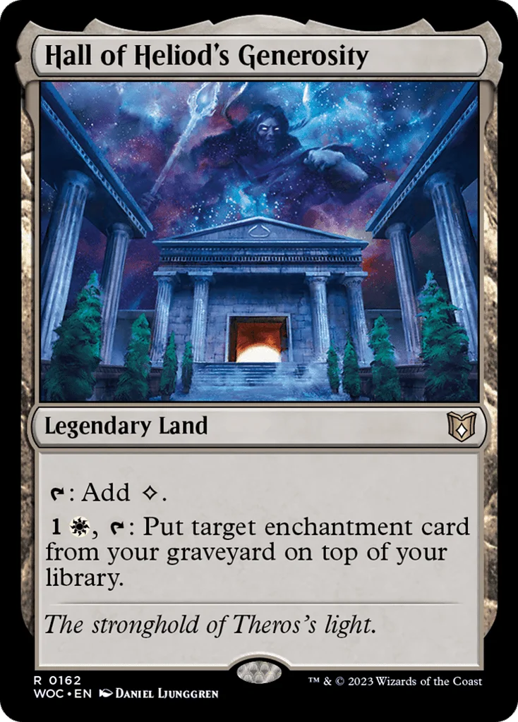 Hall of Heliod's Generosity · Wilds of Eldraine Commander