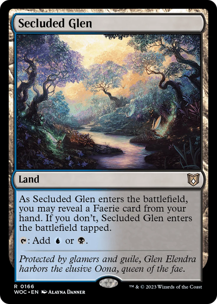 Secluded Glen · Wilds of Eldraine Commander