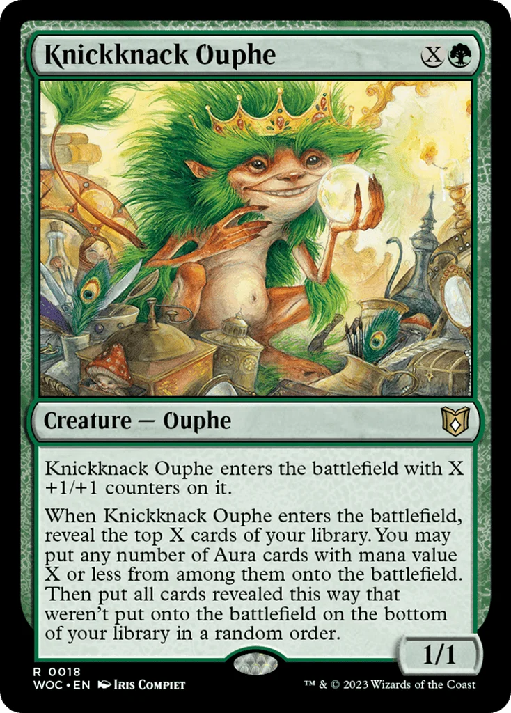 Knickknack Ouphe · Wilds of Eldraine Commander
