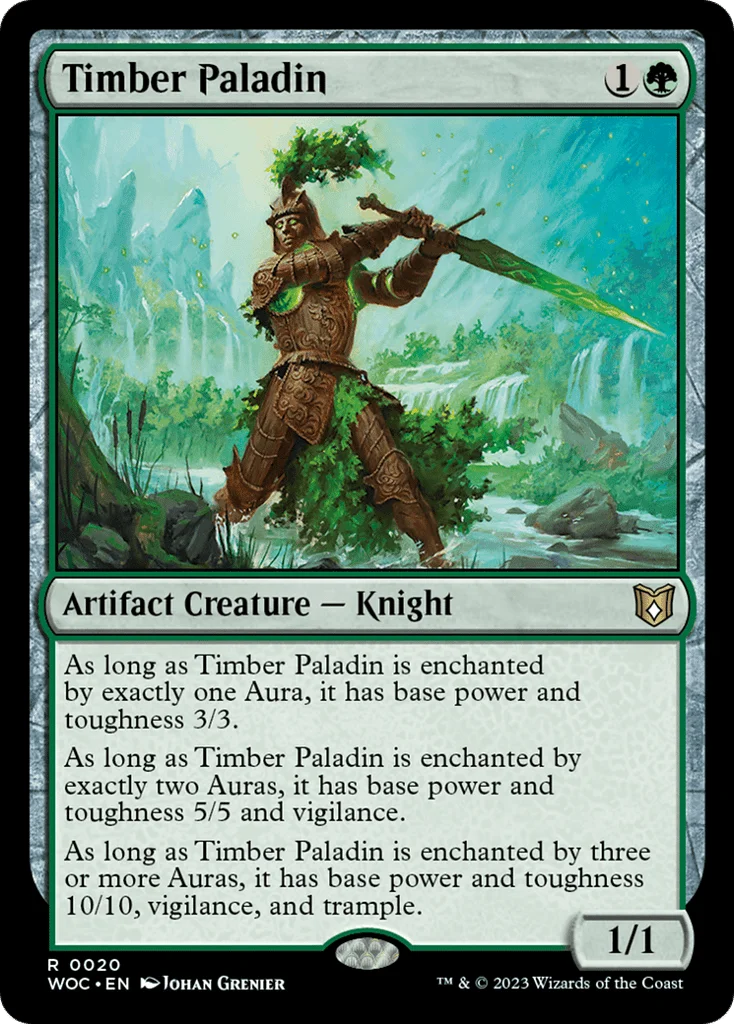 Timber Paladin · Wilds of Eldraine Commander