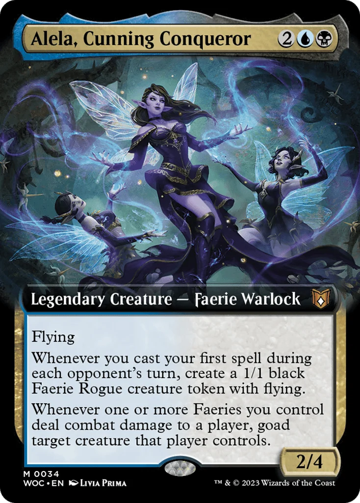 Alela, Cunning Conqueror · Wilds of Eldraine Commander