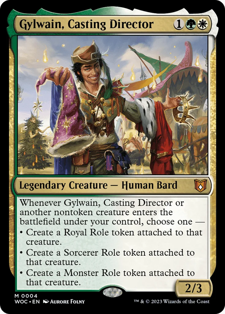 Gylwain, Casting Director · Wilds of Eldraine Commander