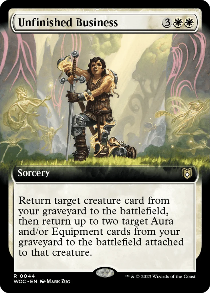 Unfinished Business · Wilds of Eldraine Commander
