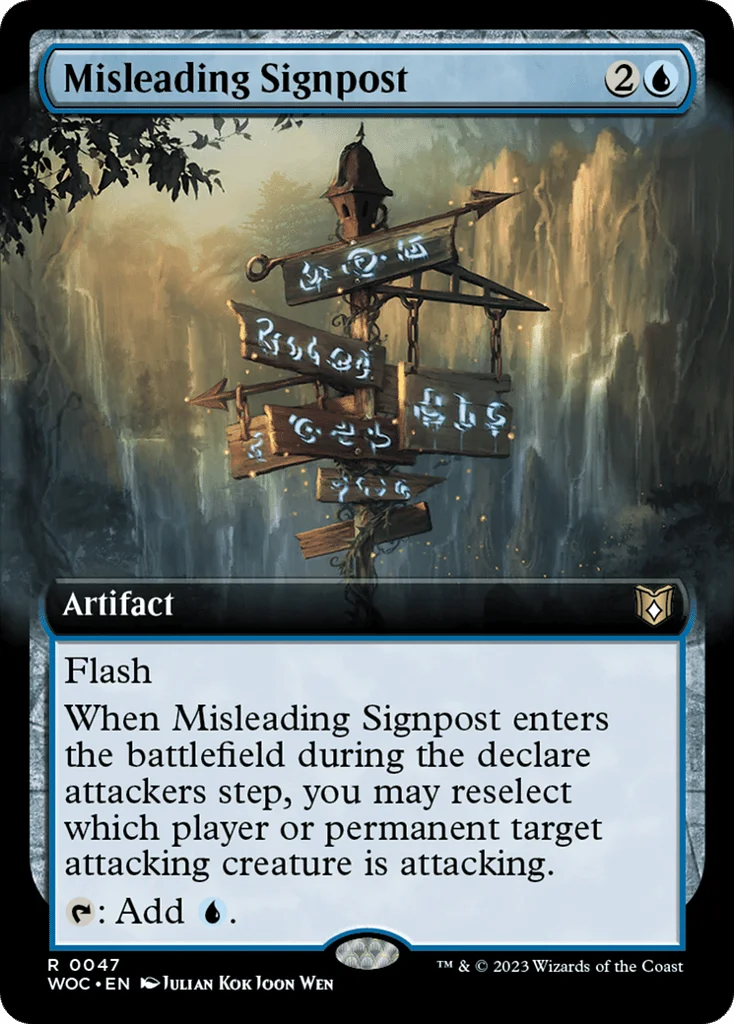 Misleading Signpost · Wilds of Eldraine Commander