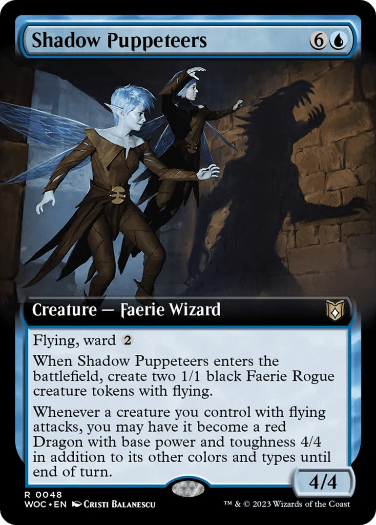 Shadow Puppeteers · Wilds of Eldraine Commander