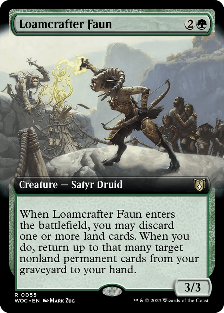 Loamcrafter Faun · Wilds of Eldraine Commander