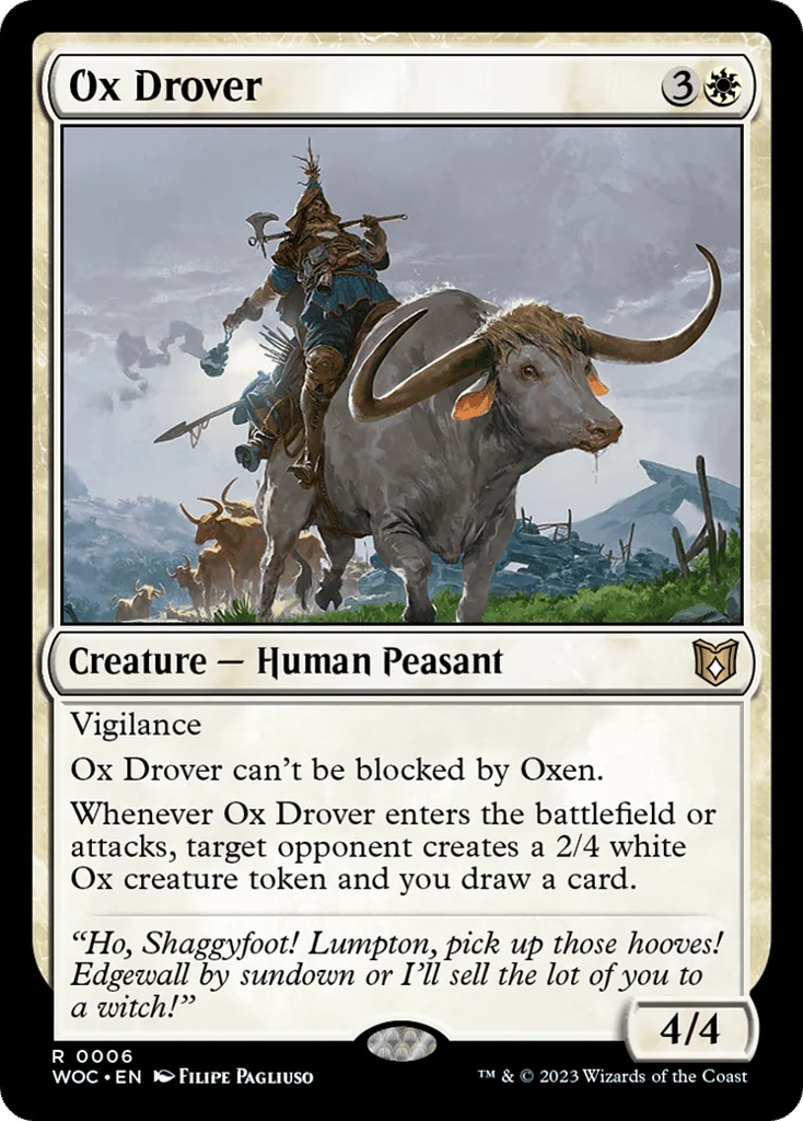 Ox Drover · Wilds of Eldraine Commander