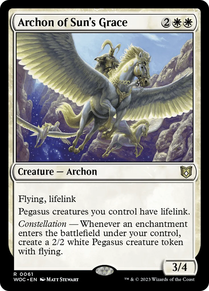 Archon of Sun's Grace · Wilds of Eldraine Commander