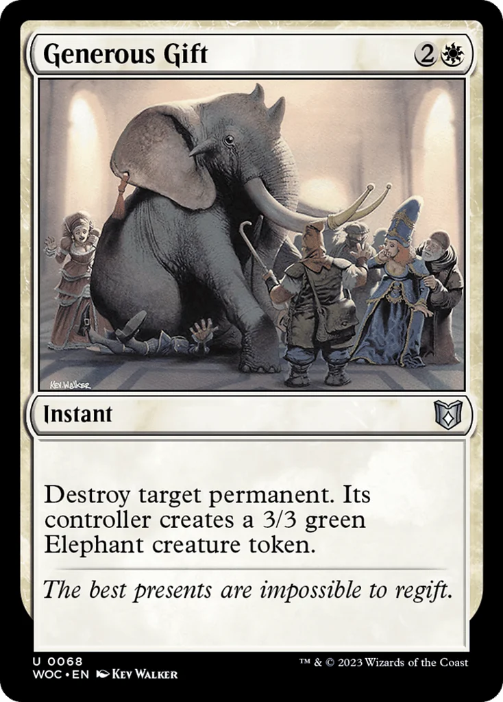Generous Gift · Wilds of Eldraine Commander