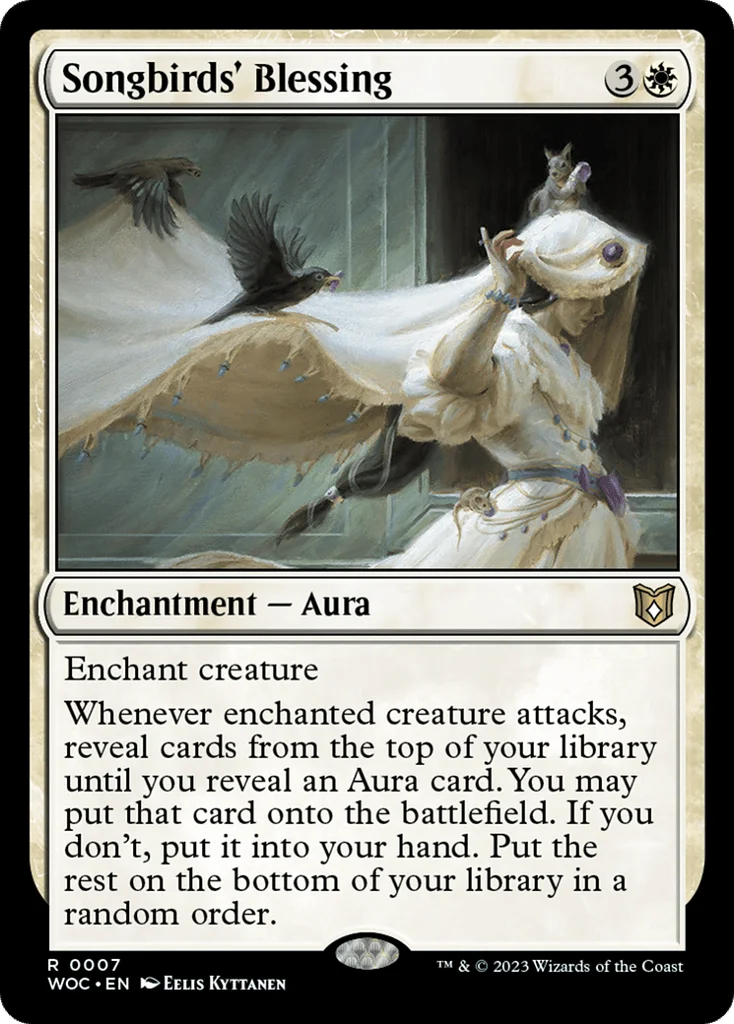 Songbirds' Blessing · Wilds of Eldraine Commander