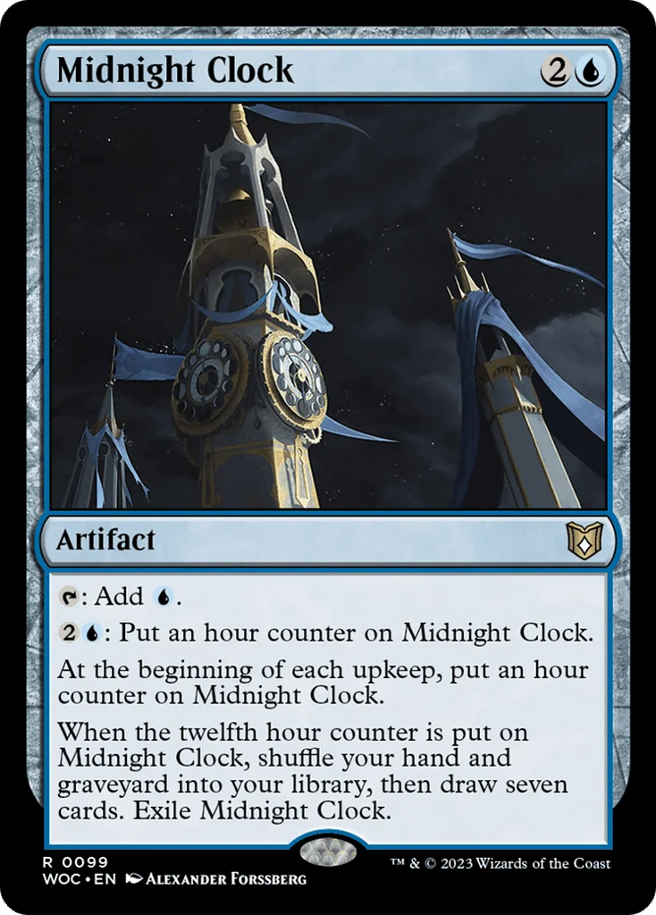Midnight Clock · Wilds of Eldraine Commander