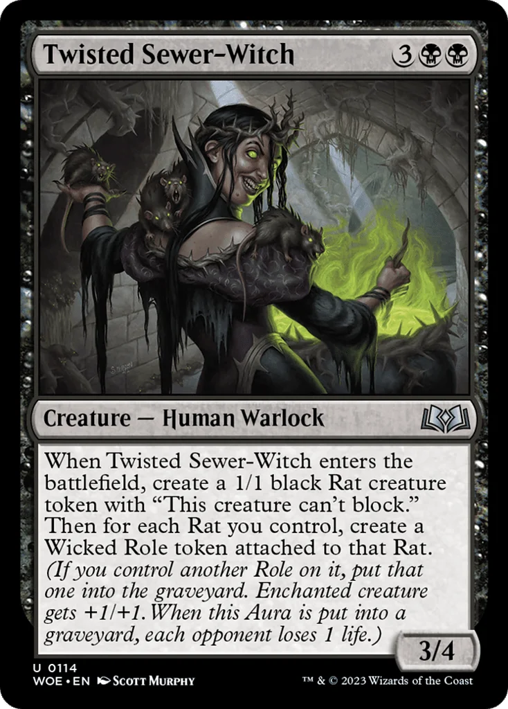 Twisted Sewer-Witch · Wilds of Eldraine