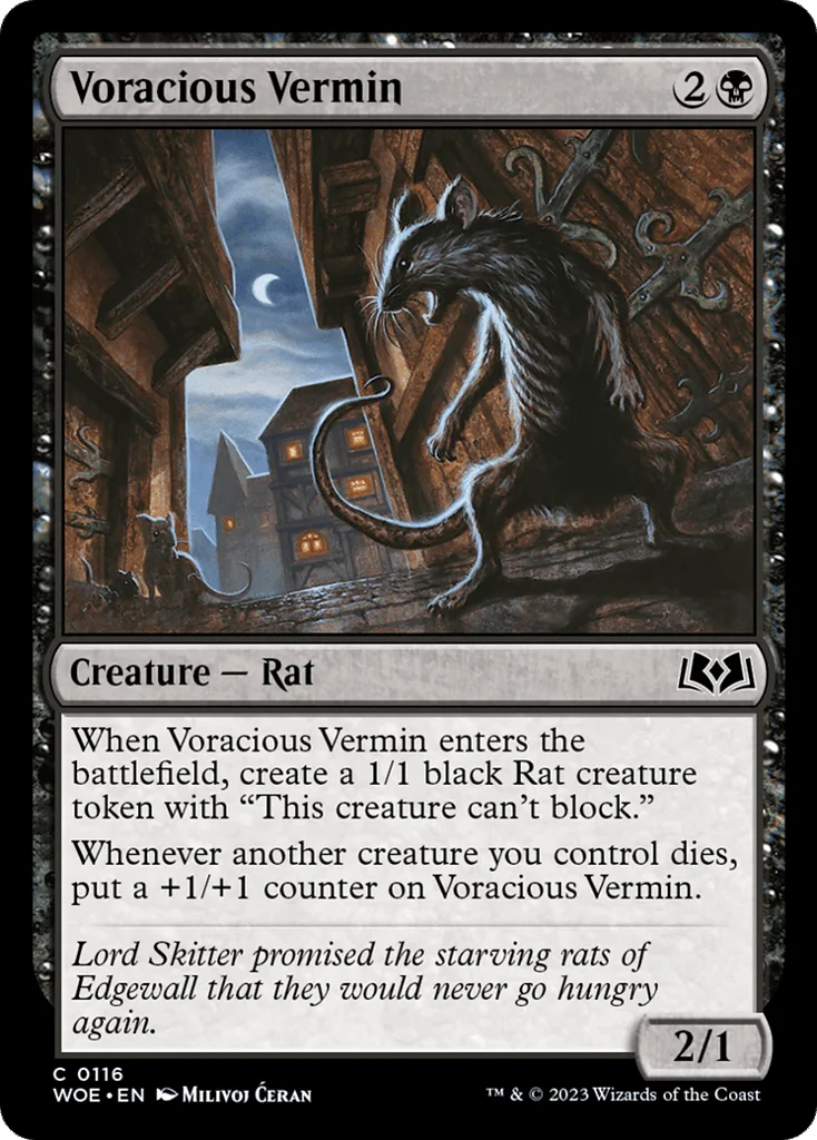 Voracious Vermin · Wilds of Eldraine