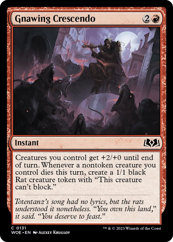 Gnawing Crescendo · Wilds of Eldraine