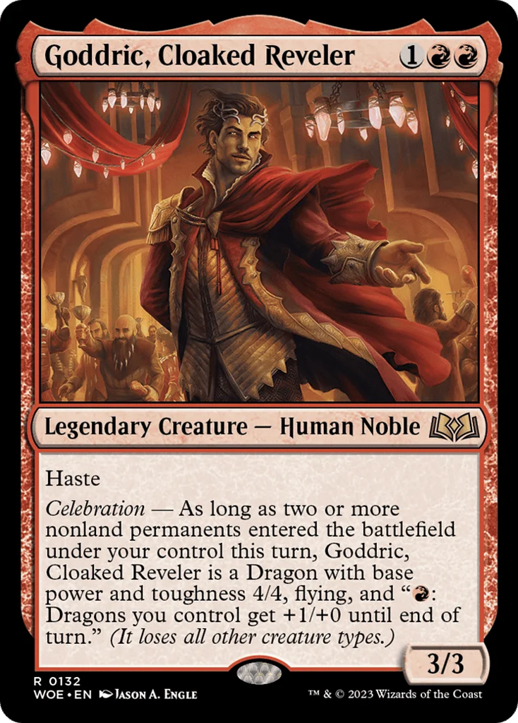 Goddric, Cloaked Reveler · Wilds of Eldraine