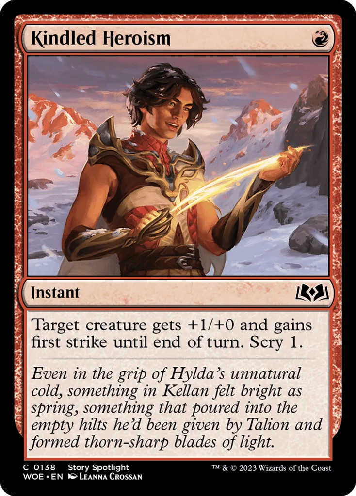 Kindled Heroism · Wilds of Eldraine