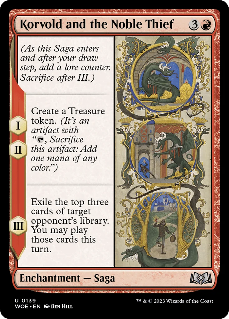 Korvold and the Noble Thief · Wilds of Eldraine