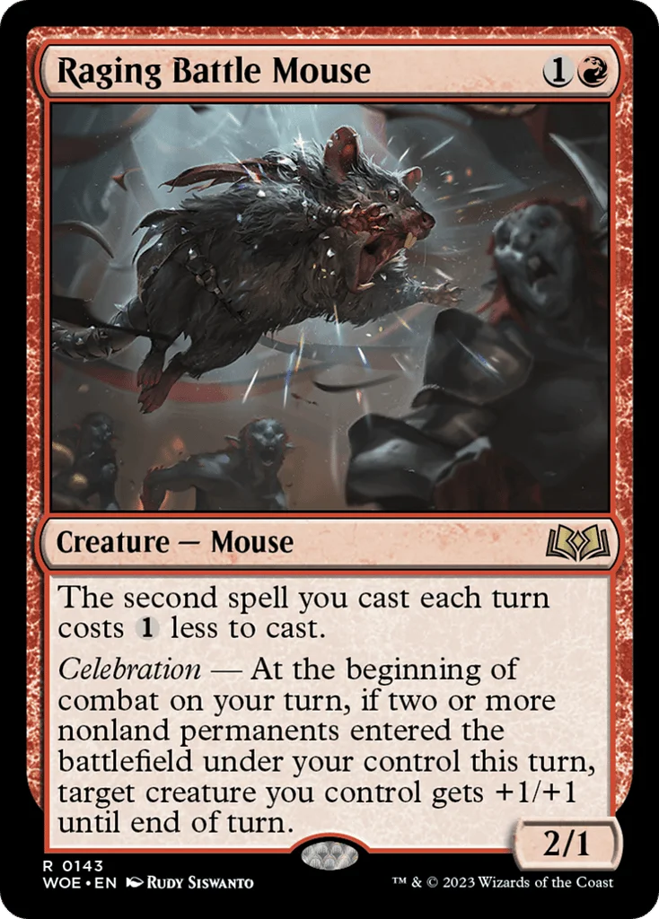 Raging Battle Mouse · Wilds of Eldraine