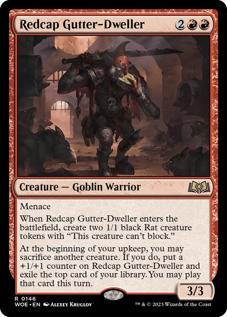 Redcap Gutter-Dweller · Wilds of Eldraine