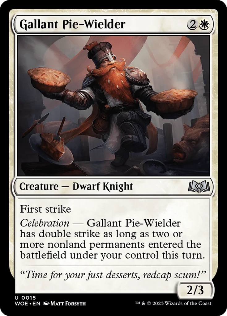 Gallant Pie-Wielder · Wilds of Eldraine