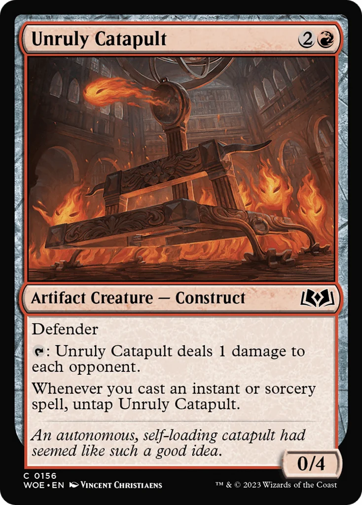 Unruly Catapult · Wilds of Eldraine