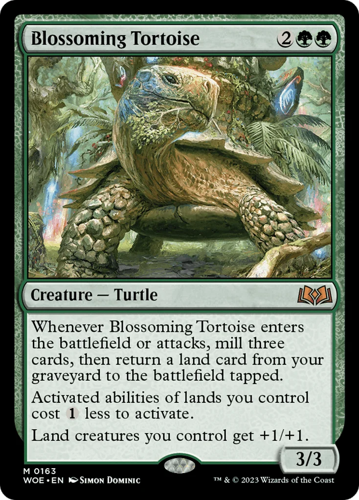 Blossoming Tortoise · Wilds of Eldraine