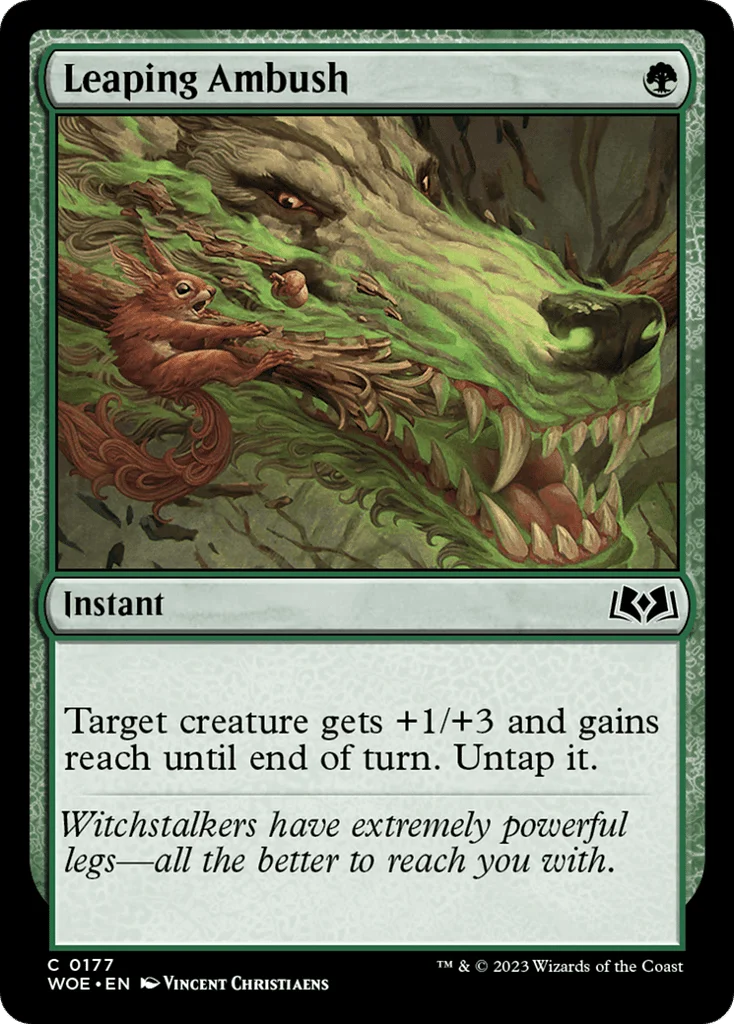 Leaping Ambush · Wilds of Eldraine