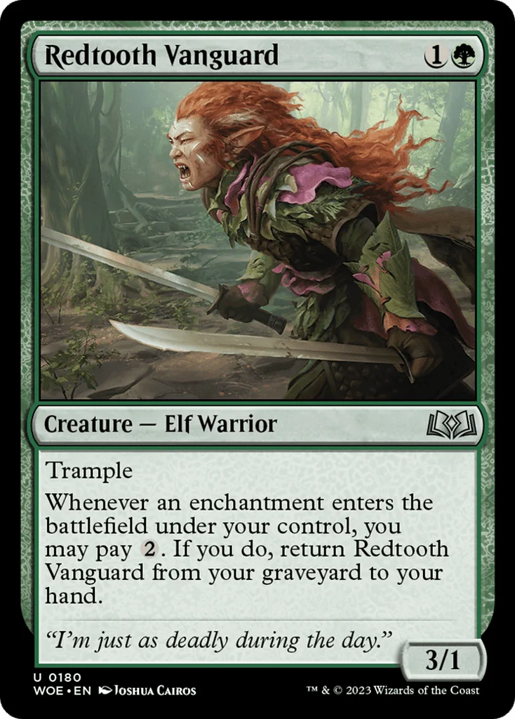 Redtooth Vanguard · Wilds of Eldraine