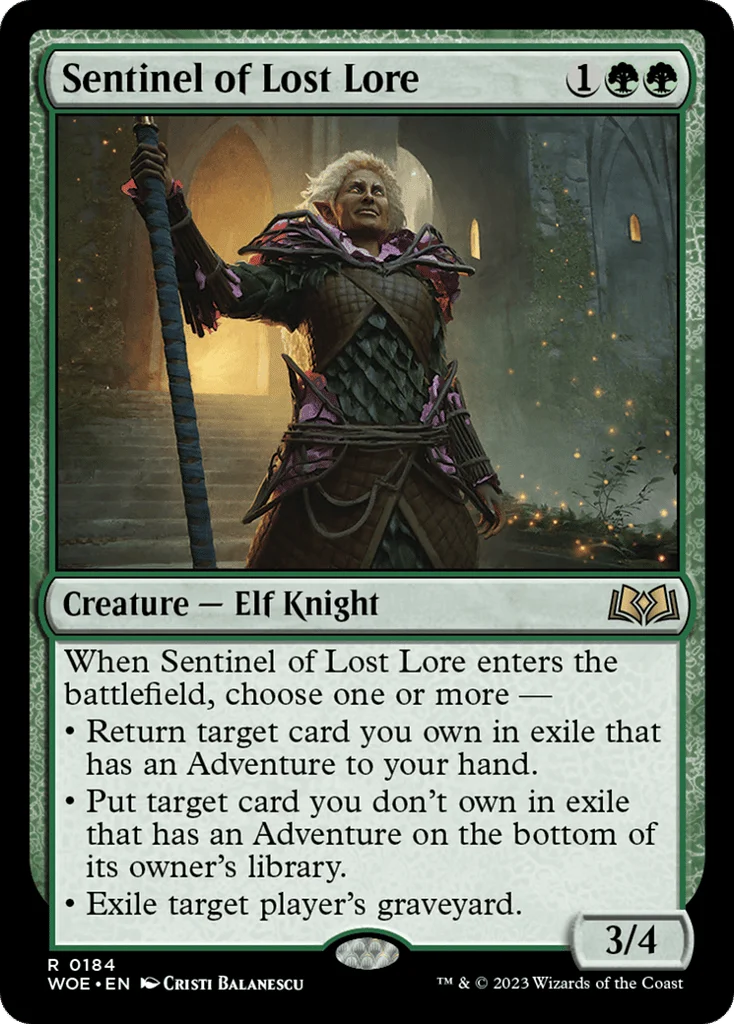 Sentinel of Lost Lore · Wilds of Eldraine