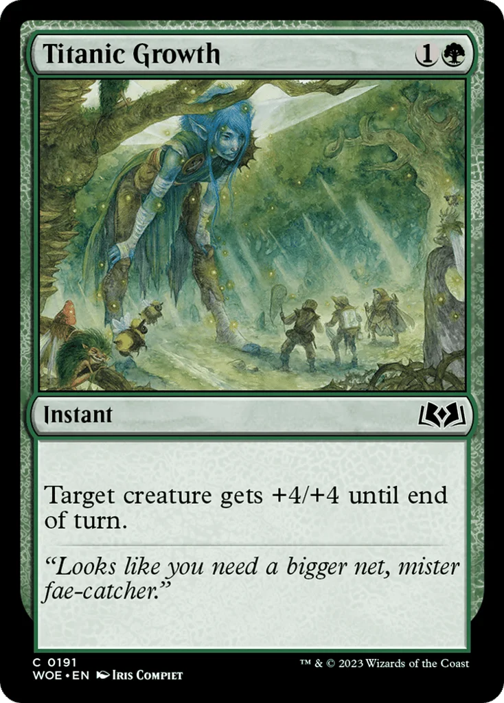 Titanic Growth · Wilds of Eldraine