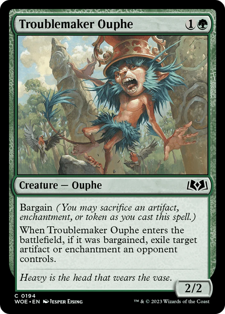 Troublemaker Ouphe · Wilds of Eldraine