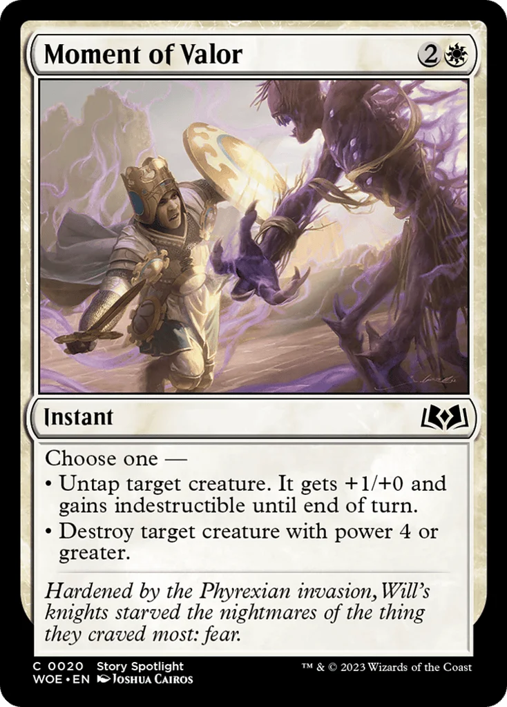 Moment of Valor · Wilds of Eldraine
